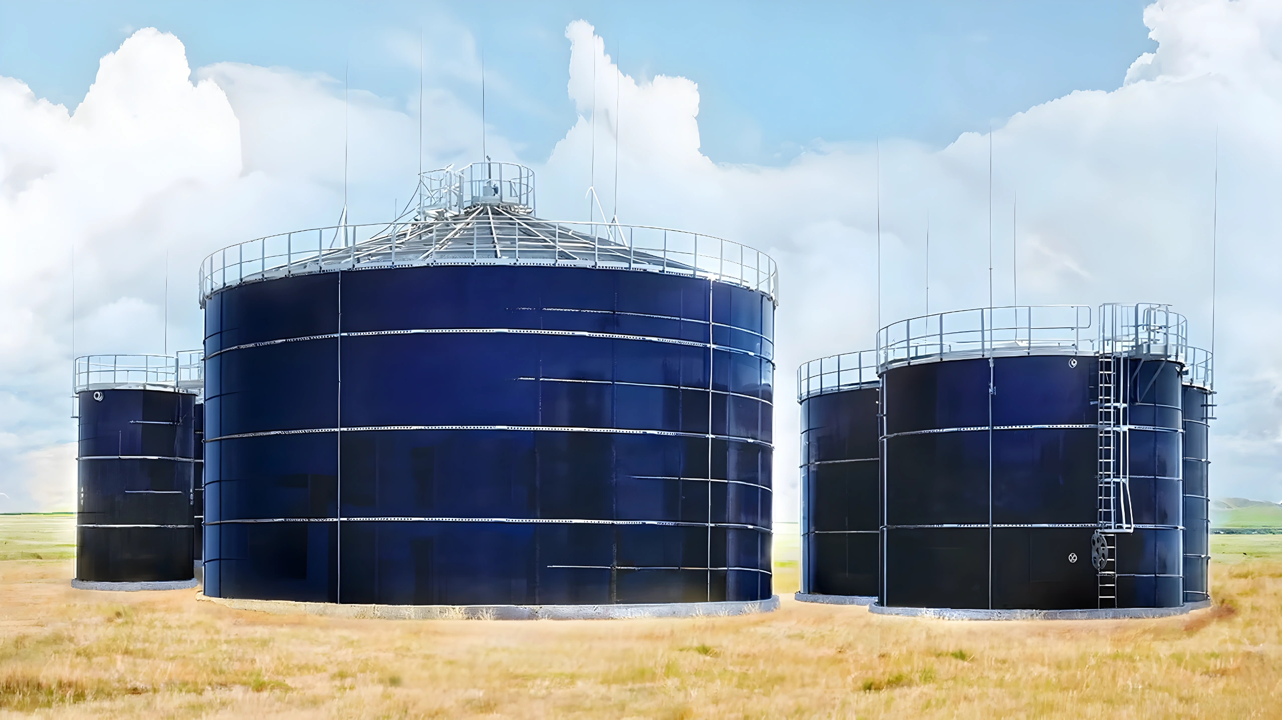 CENTER ENAMEL Bolted Storage Tanks